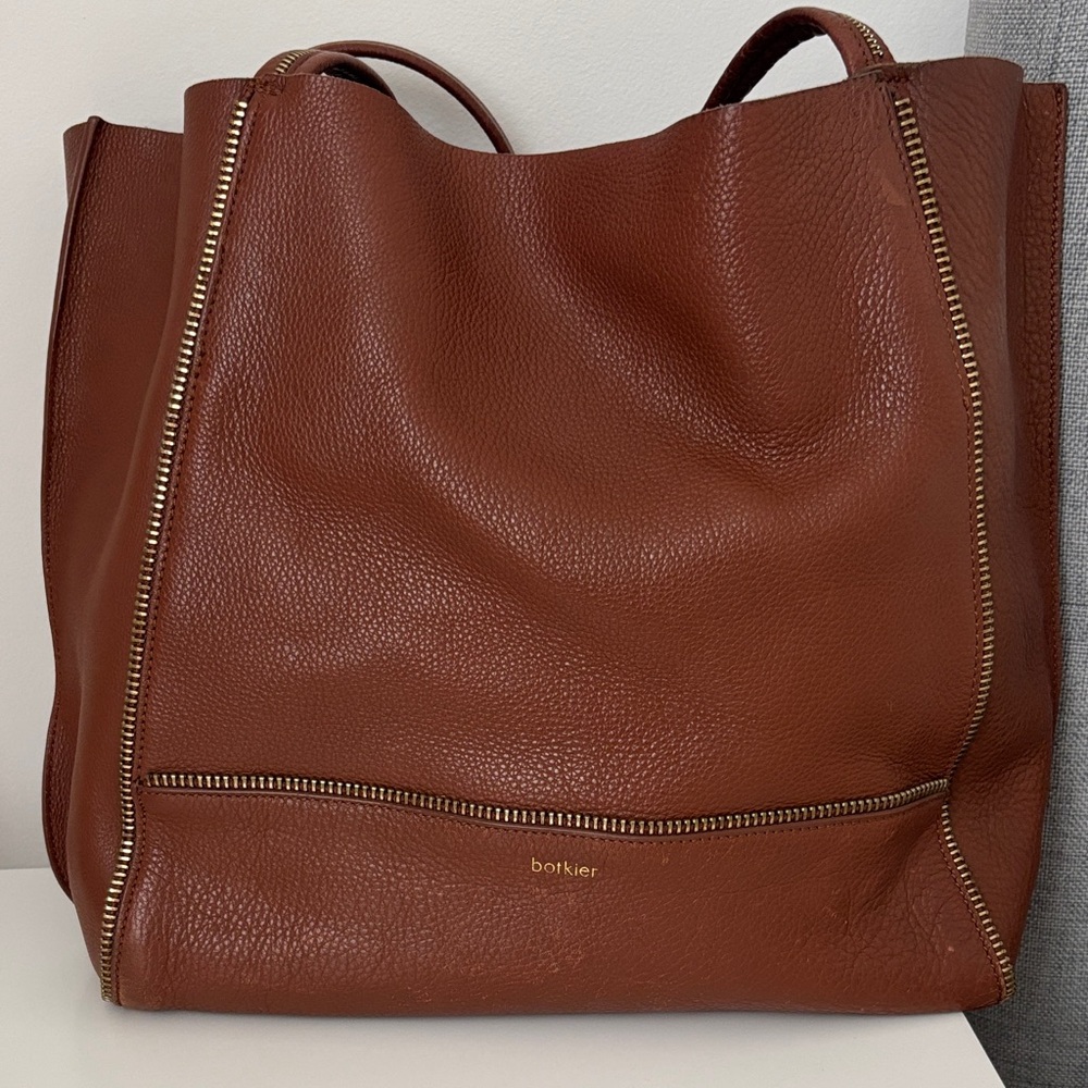 Botkier Chestnut Leather Tote